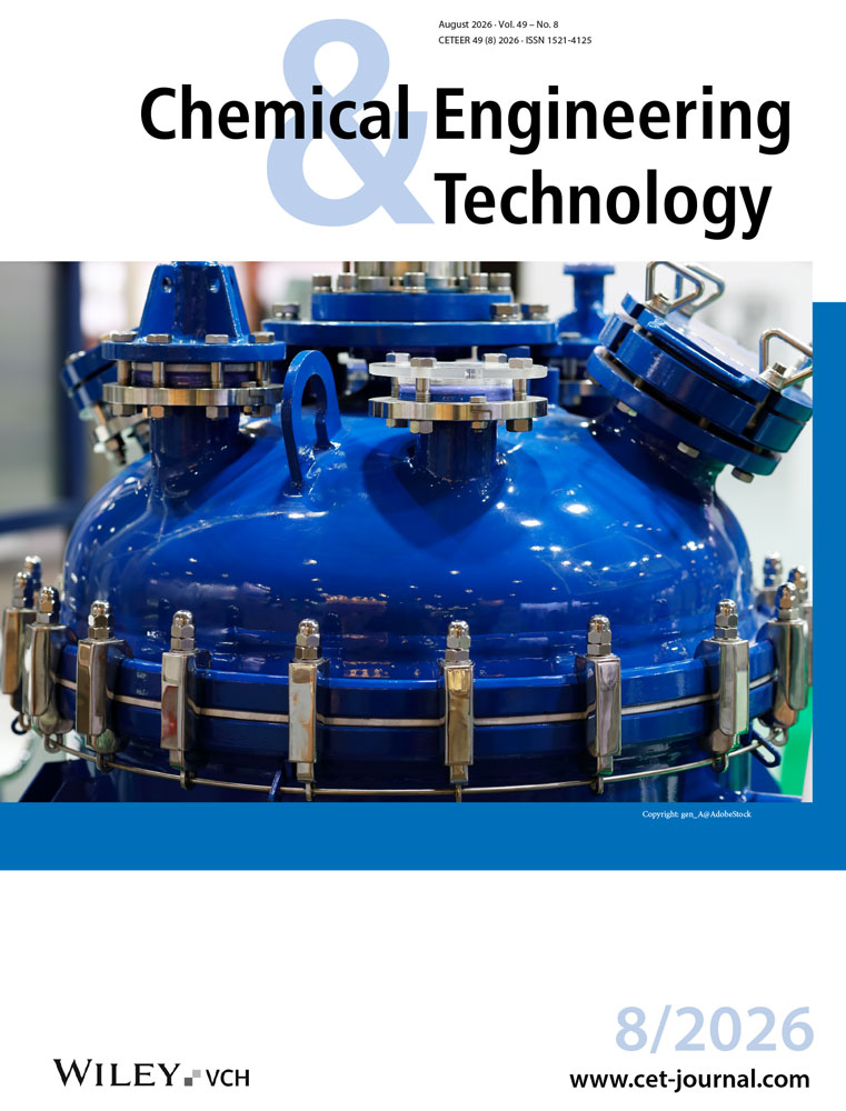 Chemical Engineering & Technology (Wiley-VCH) journal cover